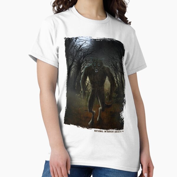 Item preview, Michigan Dogman - Beast of Bray Road - Original Comic Watercolor Cryptid Artwork designed and sold by NatIntrovertSoc.
