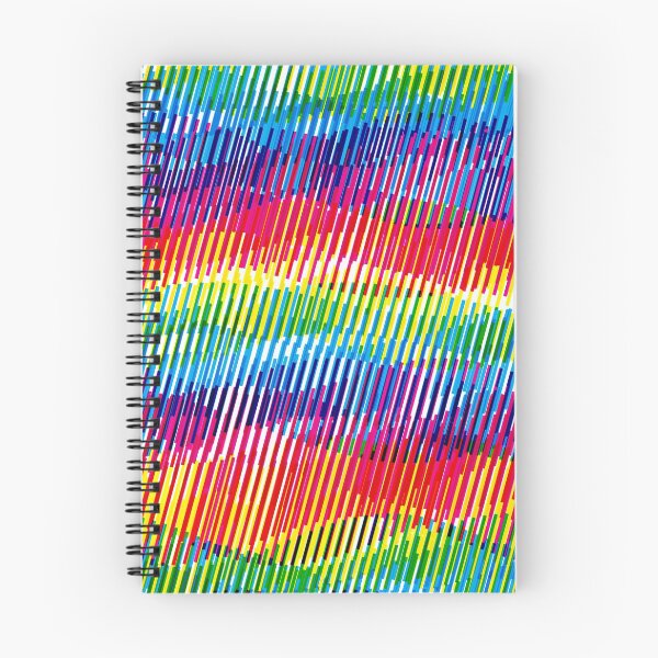 Item preview, Rainbow Wave Stripes (CMY Interrupting Stripes Plot) designed and sold by RunStopRestore.