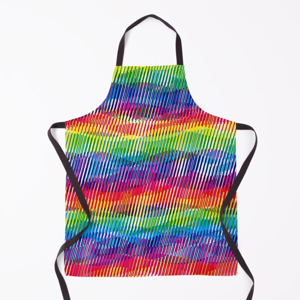 Item preview, Rainbow Wave Stripes (CMY Interrupting Stripes Plot) designed and sold by RunStopRestore.