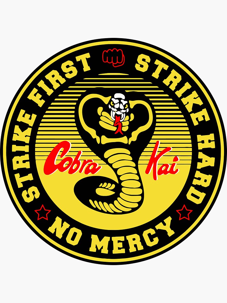 Cobra Kai Cobra Logo Type (Karate Kid) (Johnny Lawrence) Die-cut MAGNET