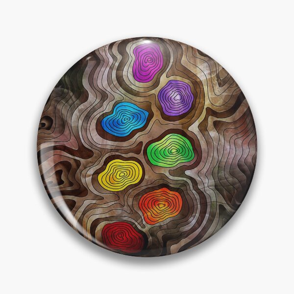 Item preview, 7 Chakras Tree Rings - 09 designed and sold by chakraplaza.
