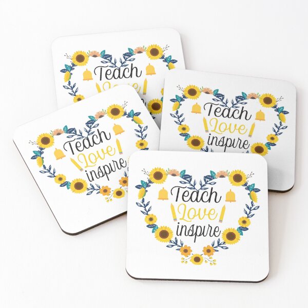 Item preview, Teach Love Inspire Heart Sunflower Teacher Appreciation designed and sold by Farid94.