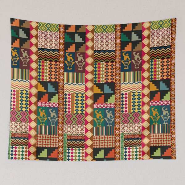 Item preview, Kente Print Collection designed and sold by GoBoldandBright.
