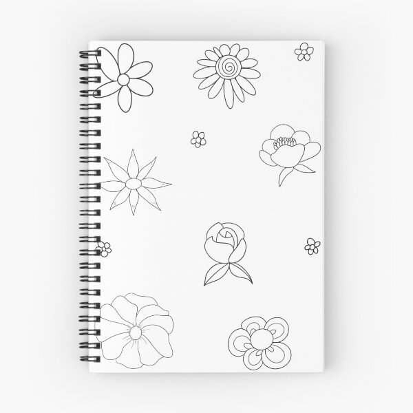 Item preview, Bib Flowers 10 Line Flowers Hand Drawn designed and sold by CottoVerdi.