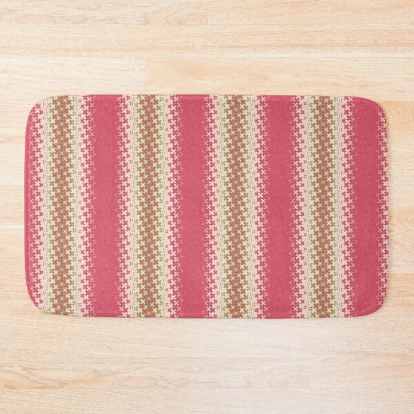 Item preview, Metamorphosis Pattern Red Green Beige Abstract Floral designed and sold by PlumGood.