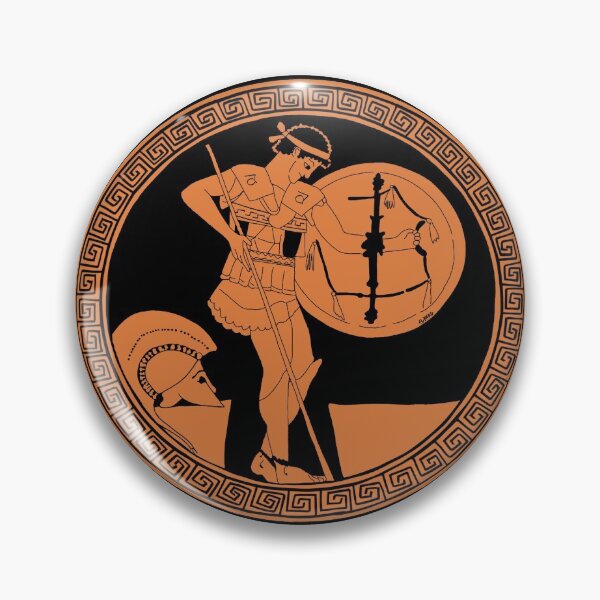 Artikelvorschau, Griechischer Soldat macht sich fertig entworfen und verkauft von Hellenistic History.