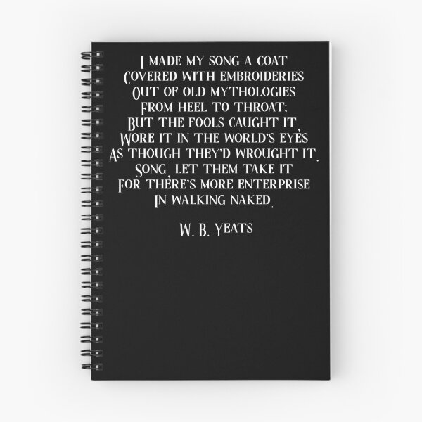 Item preview, A Coat poem written by W.B. YEATS designed and sold by Aura-E.