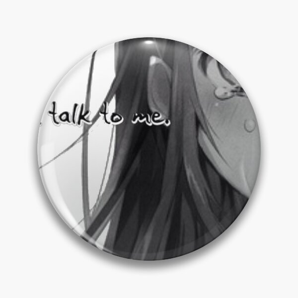 Item preview, Anime Girl Just Talk to me designed and sold by WittyMillennial.
