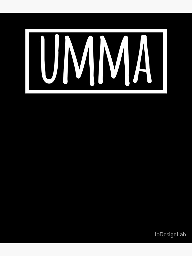 "Umma Mom Mommy Mother In Korean Hangul South Korea" Poster by