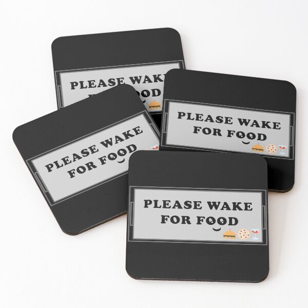 Item preview, Please wake me up for food - Funny Foodie Quote designed and sold by Deegital18.