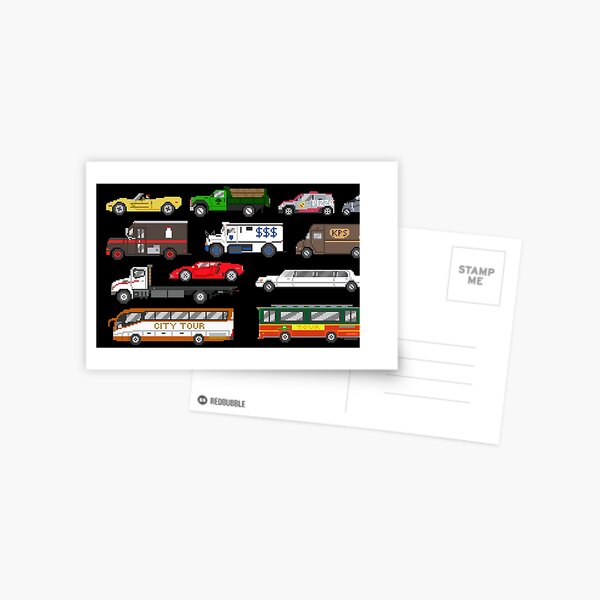 Street Vehicles 2 - The Kids' Picture Show Postcard