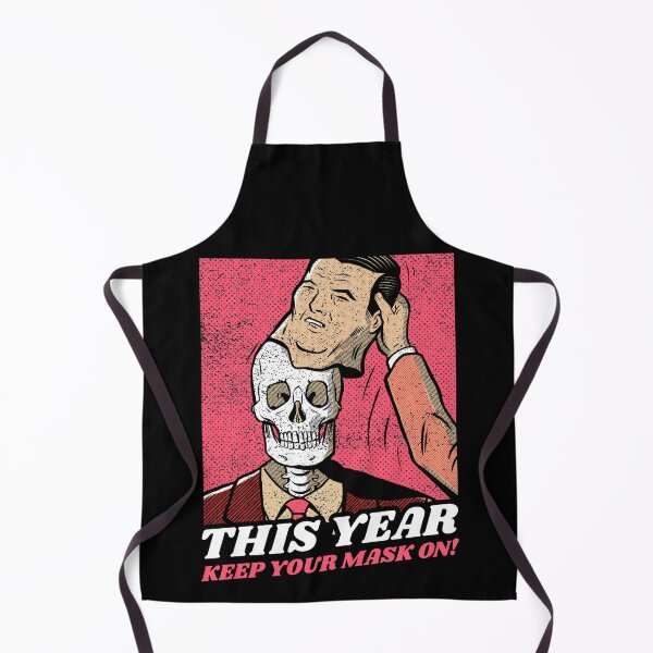 Item preview, Keep your mask on - Halloween skeleton design designed and sold by Giacob.