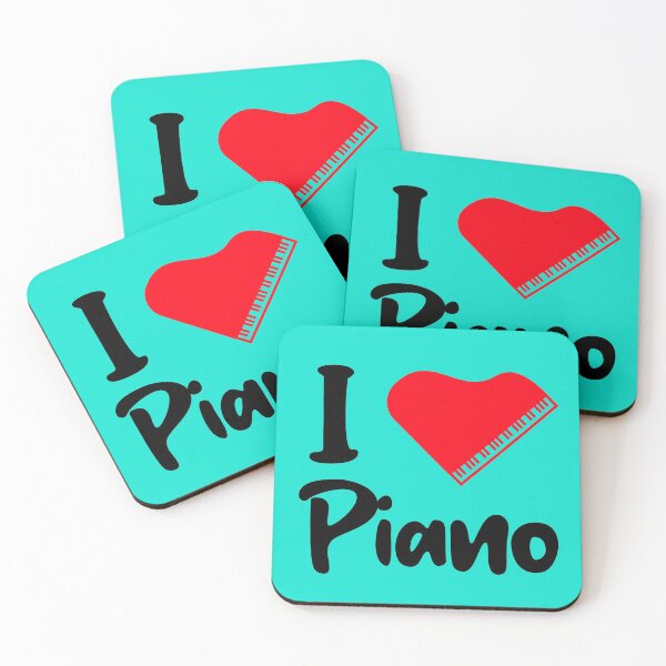 Item preview, I Love Piano. Music Band Orchestra Piano designed and sold by musicmusicpin.