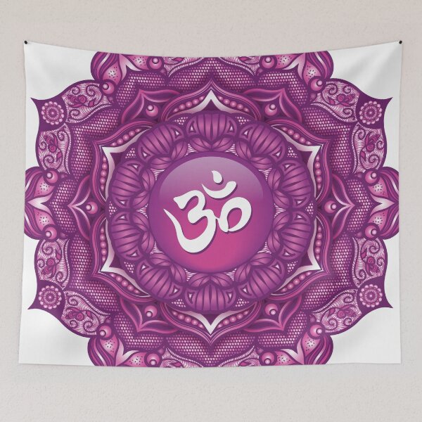 Item preview, Crown Chakra Mandala - 02 OWBG designed and sold by chakraplaza.