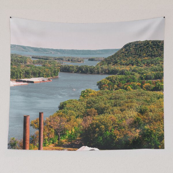 Item preview, River Bluff Views in Minnesota-Mississippi River designed and sold by anthonylonder.