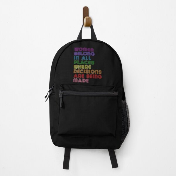 Item preview, Women Belong In All Places Where Decisions Are Being Made Ruth Bader Ginsburg RBG Quote designed and sold by RandomStuffShop.