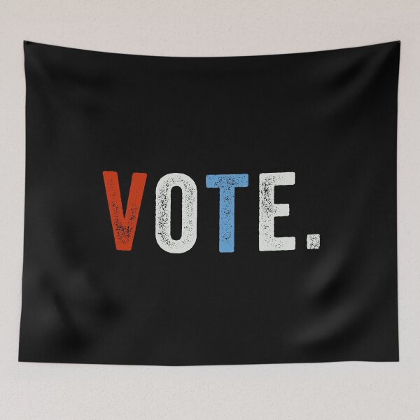 Item preview, VOTE VINTAGE Face Mask Election designed and sold by MagicBoutique.