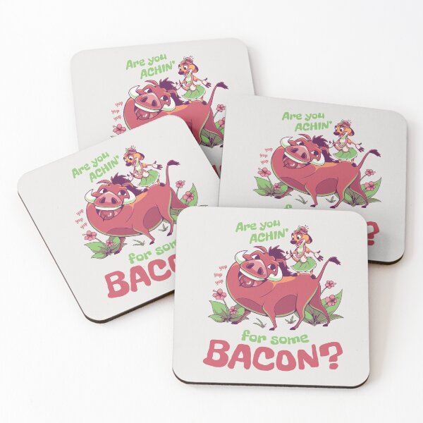 Item preview, Are You Achin for Some Bacon? // 90s Kid, Cartoon, Meerkat and Warthog designed and sold by Geekydog.