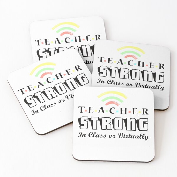 Item preview, Teacher Strong in Class or Virtually Teaching Gift  designed and sold by Farid94.
