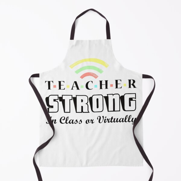 Item preview, Teacher Strong in Class or Virtually Teaching Gift designed and sold by Farid94.