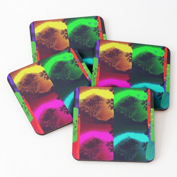 Item preview, Pop Art Trees Metal Print designed and sold by Swooncake Press.