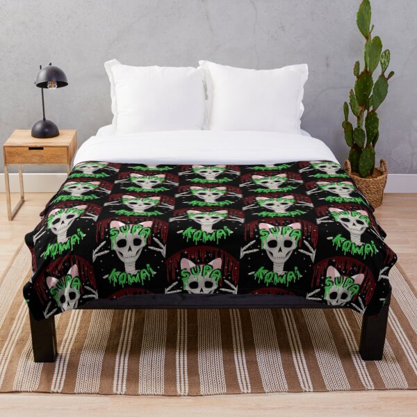 Supa Kowai Throw Blanket