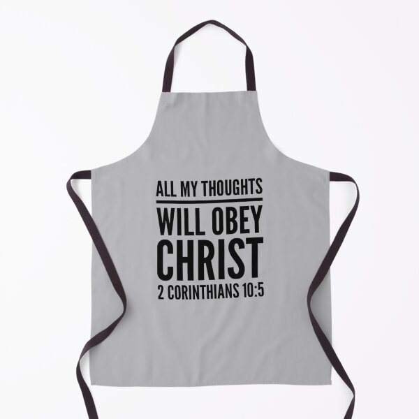 Item preview, All My Thoughts Obey Christ (2 Corinthians 10:5) designed and sold by LiveAndGlow.