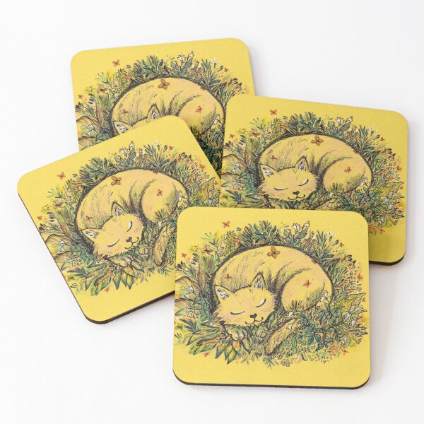 Item preview, Cat Nap on yellow designed and sold by sadnettles.