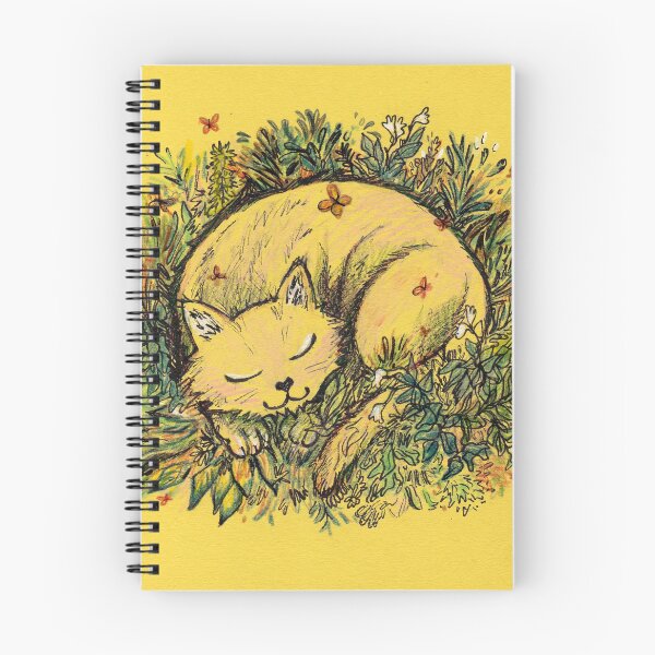 Item preview, Cat Nap on yellow designed and sold by sadnettles.