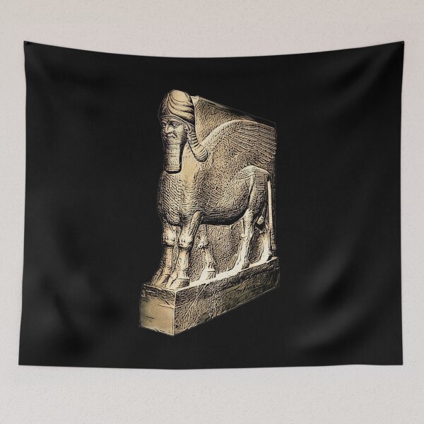 Item preview, Lamassu (on black) designed and sold by DotorEaon.
