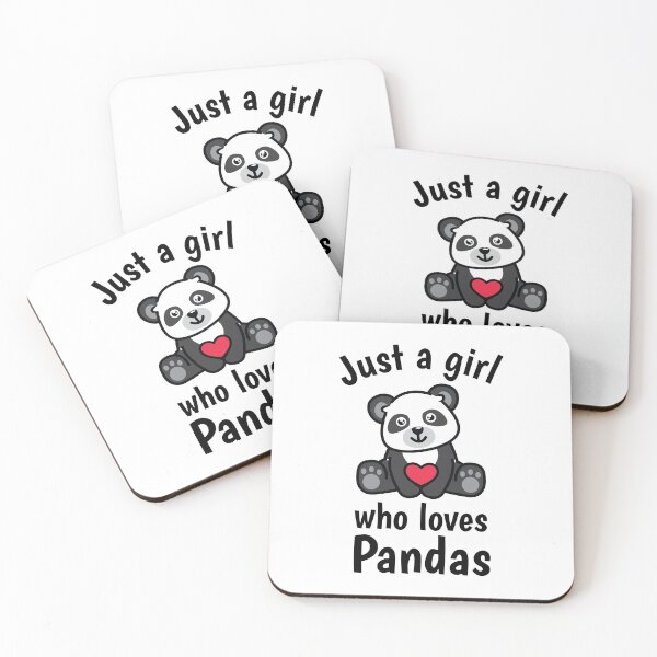 Item preview, Just a Girl Who Love Pandas designed and sold by EstelleStar.