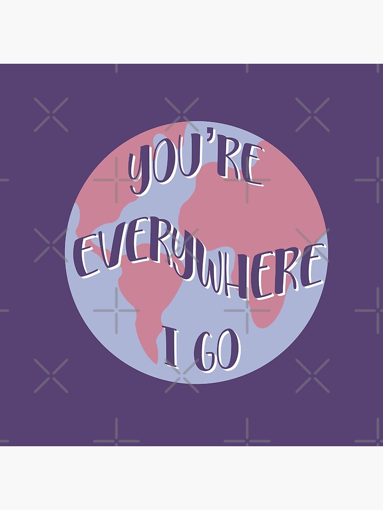 Everywhere - Niall Horan Lyrics | Art Print