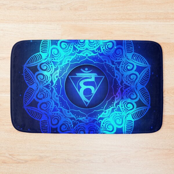 Item preview, Throat Chakra Mandala - 04 WO designed and sold by chakraplaza.