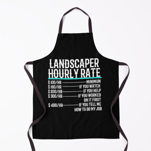 Item preview, Landscaper Hourly Rate ~ Funny Landscaper Gifts designed and sold by TeesYouWant.
