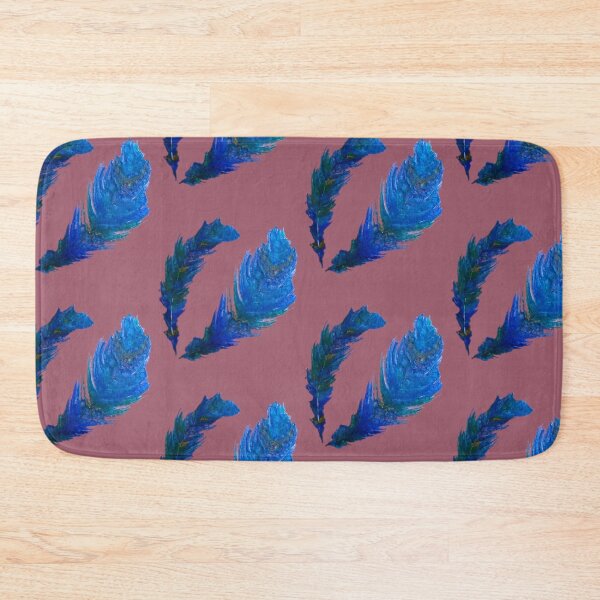 Item preview, Blue Feathers designed and sold by Rina Arling.