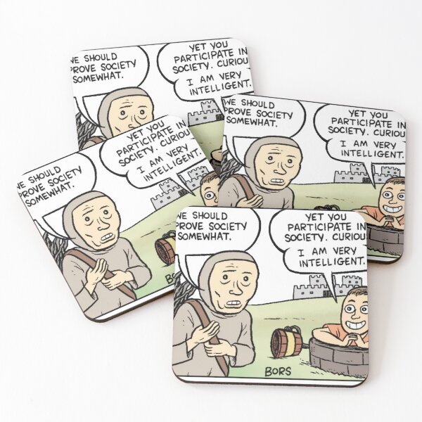 Item preview, We Should Improve Society Somewhat designed and sold by Merch-For-All.