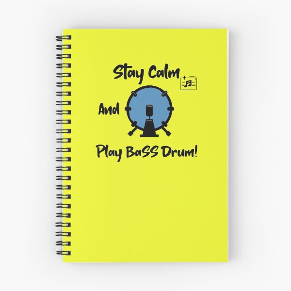 Item preview, Stay Calm and Play Bass Drum! Band Percussion Orchestra Music designed and sold by musicmusicpin.