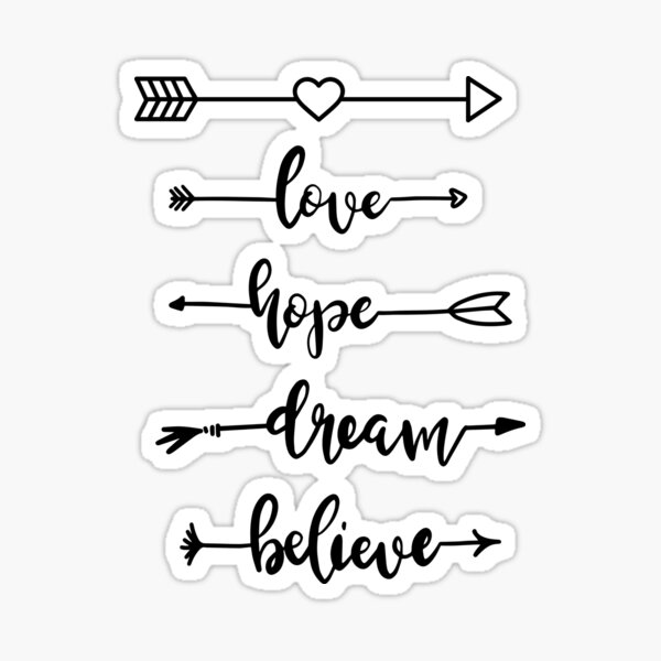 Item preview, Love,Hope,Dream,Believe designed and sold by stareve.