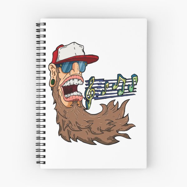 Item preview, Bearded Man Singing designed and sold by LuckyDesigner.