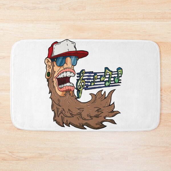 Item preview, Bearded Man Singing designed and sold by LuckyDesigner.