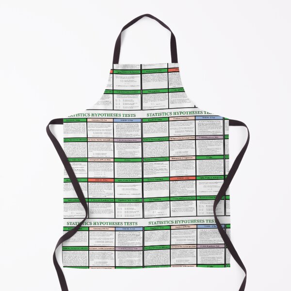 Item preview, Hypotheses Tests:  The StatisticsMatrix at Redbubble 2020 designed and sold by Mark Stansberry.