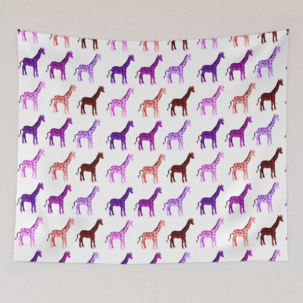 Item preview, Pink Giraffes designed and sold by RainbowFishArt.
