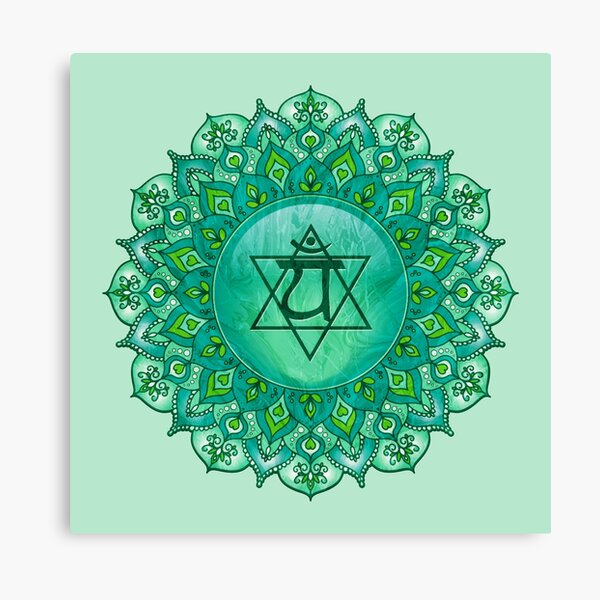 Item preview, Heart Chakra Mandala - 05 RGBG designed and sold by chakraplaza.