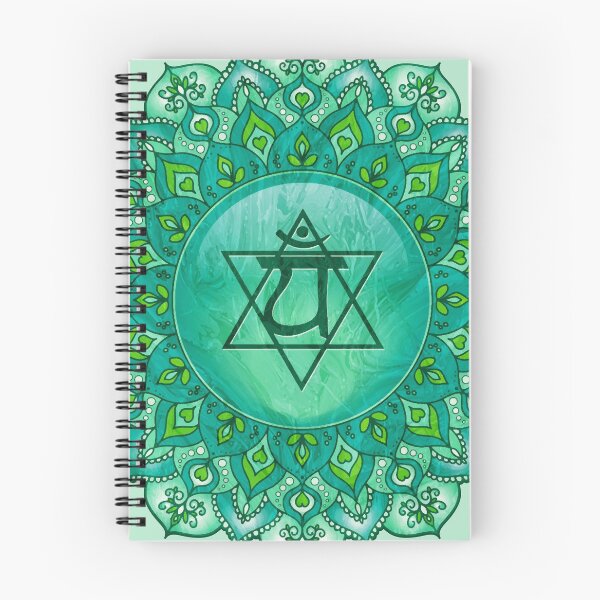 Artikelvorschau, Herzchakra-Mandala - 05 RGBG entworfen und verkauft von chakraplaza.