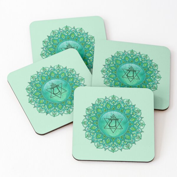 Item preview, Heart Chakra Mandala - 05 RGBG designed and sold by chakraplaza.