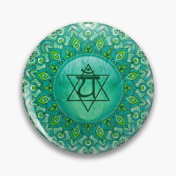 Item preview, Heart Chakra Mandala - 05 RGBG designed and sold by chakraplaza.