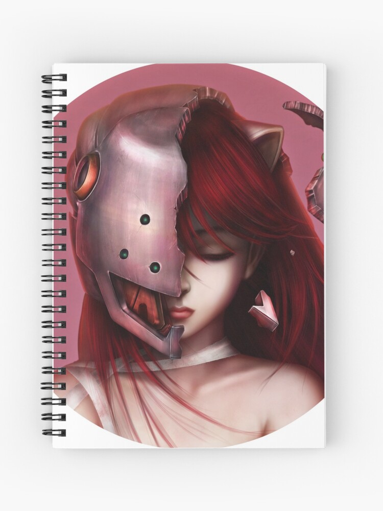 Elfen Lied with Lucy Spiral Notebook for Sale by demon-slayers