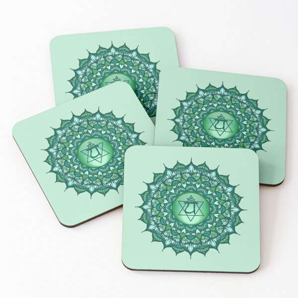 Item preview, Heart Chakra Mandala - 05 OGBG designed and sold by chakraplaza.