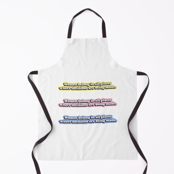 Item preview, Women Belong In All Places Where Decisions Are Being Made Ruth Bader Ginsburg RBG Quote designed and sold by RandomStuffShop.