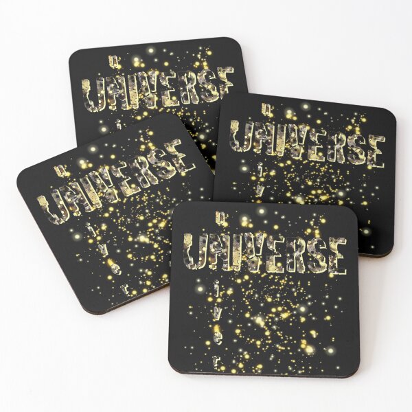 Item preview, Universe sparkling stars black and gold  designed and sold by GittaG74.